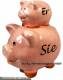 Sparschwein Spardose Er & Sie neu mit Beschriftung  Ma�e ca.: L= 12,5cm