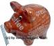 SPARSCHWEIN KAFFEEDEKOR 2 SPARDOSE Keramik Schlo� Ma�e ca: 17cm