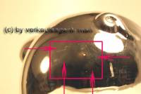 Sparschwein Spardose in Silber Gro� Neu mit Spiegel- Effekt Ma�e ca.: L= 22cm ! Sonderverkauf ! 187b - Bild vergr��ern 