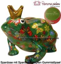 Spardose Spartier Frosch Max grn Keramik Marke Pomme Pidou Mae ca.: L= 18 cm - Bild vergrern 