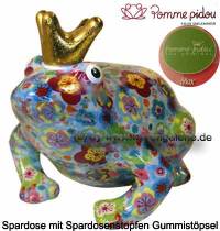 Spardose Spartier Frosch Max hellblau Keramik Marke Pomme Pidou Mae ca.: L= 18 cm - Bild vergrern 