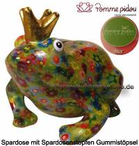 Spardose Spartier Frosch Max hellgrn Keramik Marke Pomme Pidou Mae ca.: L= 18 cm - Bild vergrern 