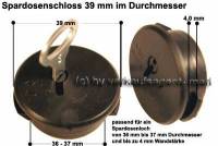 Spardosenschloss 39mm 1 Stck Mae: = 39 mm - Bild vergrern 