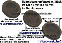 Spardosenstopfen Spardosenstpsel Rund 3x Stck im Set Mae: = 44 mm bis 45 mm - Bild vergrern 