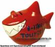 Spardose Spartier 3D Design I-Like-Tourists Keramik Marke KCG Ma&szlig;e ca.: L= 14,5 cm