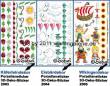 Porzellansticker 3-D-Sticker mit Dekor Motiv 1 Safuri Dekorvariante selbst auswählen