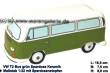 Spardose Auto VW T2 Bus gr&uuml;n Bulli Keramik mit Gummistopfen Ma&szlig;e ca.: L= 18 cm