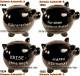 Sparschwein Blacky 1 Aufschrift whlen Keramik mit Spardosenschloss & Schlssel Mae ca.: L= 16,5 cm