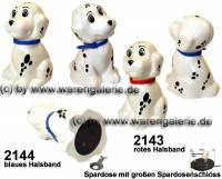 Spardose Hund Dalmatiner Farbvariante auswhlen mit groen Spardosenschloss Mae ca.: H= 13  cm - Bild vergrern 