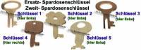 Auswahl einzelner Spardosenverschlsse bis 44 mm Spardosenstopfen & Spardosenschlsser mit Schlssel - Bild vergrern 