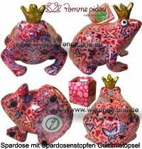 Spardose Spartier Frosch Max rosa Keramik Marke Pomme Pidou Mae ca.: L= 18 cm - Bild vergrern 