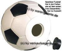 Fuball Spardosen Gesamt Spardose Variante whlen mit Spardosenschloss Mae ca.: D= 15,5 cm - Bild vergrern 