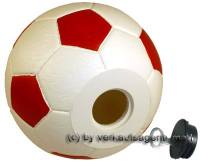 Spardose Fuball 2 Farbvariante auswhlen Spardosen mit Spardosenschloss Mae ca.: D= 15,5 cm - Bild vergrern 