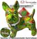 Spardose Spartier Hund Bommer hellgrn Keramik Marke Pomme Pidou Mae ca.: L= 17,5 cm