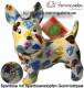 Spardose Spartier Hund Bommer wei Keramik Marke Pomme Pidou Mae ca.: L= 17,5 cm