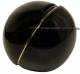 Spardose Kugel mit Goldstrich Farbe schwarz mit Spardosenschloss & Schlssel Mae ca.: = 10,5 cm