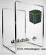  Edelstahl Kugelstopendel Newton's Cradle ein Klassiker der 60er Balance Ball Mae ca.: H= 14 cm