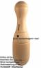 Spardose Kegel beige Kegelspardose mit Spardosenschloss und Spardosenschlssel Mae ca.: H= 33 cm