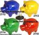 Sparschwein Felix Uni Farbvariante auswhlen mit groen Spardosenschloss Mae ca.: L= 12 cm