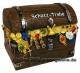 Spardose Schatz - Truhe mit 3D Aufschrift und einfachen Metall- Spardosenschloss Mae ca.: B= 15 cm