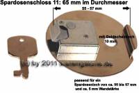 Spardosenschloss 11: 65mm 1 Stck Mae: = 65 mm - Bild vergrern 