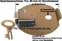 Spardosenschloss 11a: 65mm 1 Stck Mae: = 65 mm - Bild vergrern 