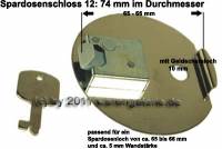 Spardosenschloss 12: 74mm 1 Stck Mae: = 74 mm - Bild vergrern 
