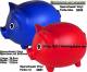 Sparschwein Vinyl Kunststoff Farbvariante whlen mit Spardosenschloss & Schlssel Mae ca.: L= 20 cm
