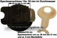 Spardosenschloss 13a: 35mm 1 Stck Mae: = 35 mm - Bild vergrern 