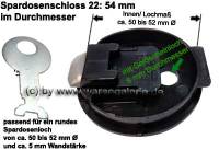 Spardosenschloss 22: 54mm 1 Stck Mae: = 54 mm - Bild vergrern 