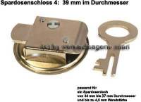 Spardosenschloss 4: 39mm 1 Stck Mae: = 39 mm - Bild vergrern 