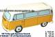 Spardose Auto VW T2 Bus gelb Bulli Keramik mit Gummistopfen Mae ca.: L= 18 cm