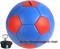 Spardose Fußball blau/ rot mit Spardosenschloss...