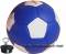 Spardose Fußball blau/ weiß mit Spardosenschloss...